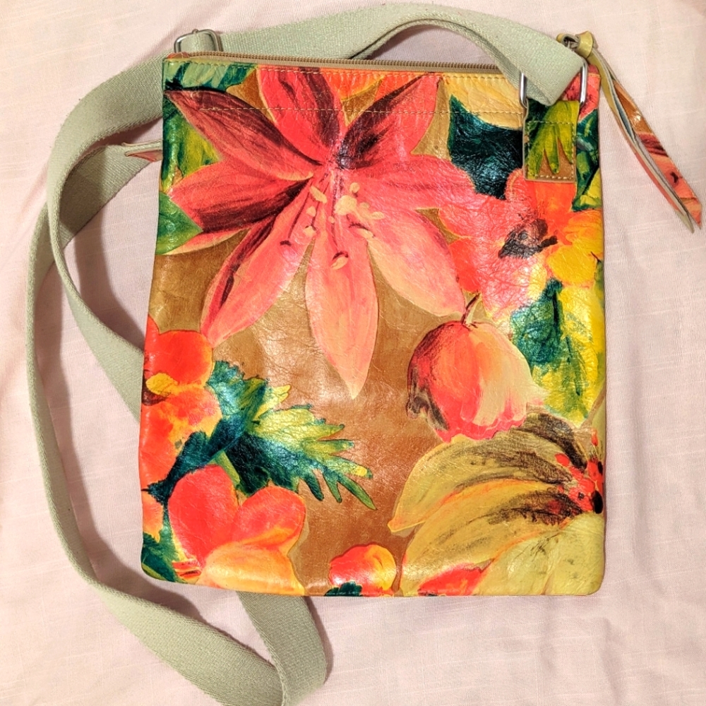 Maurizio Taiuti Floral Leather Purse